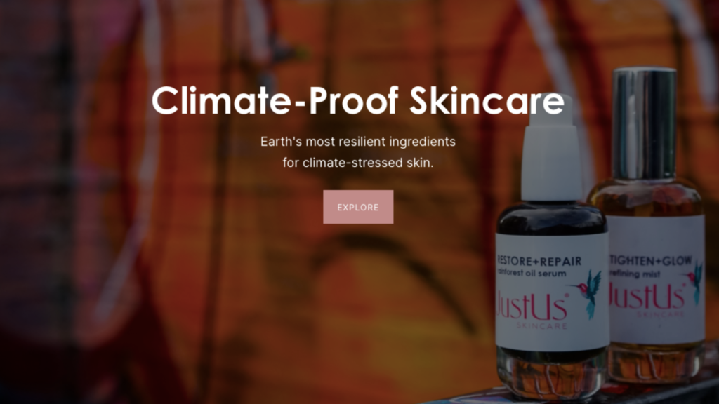 JustUs increases consumption occasions for loyalty with climate-proof skincare