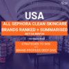 All Sephora Clean Skincare brands ranked