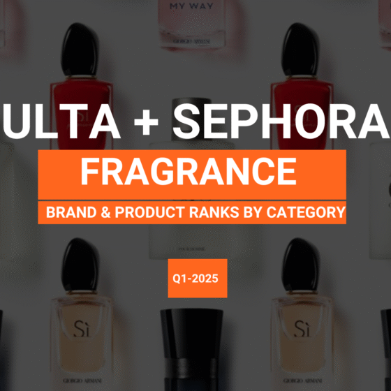 2025 Fragrance ranks: Ulta & Sephora