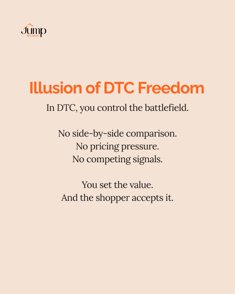 Illusion of DTC freedom for beauty brand