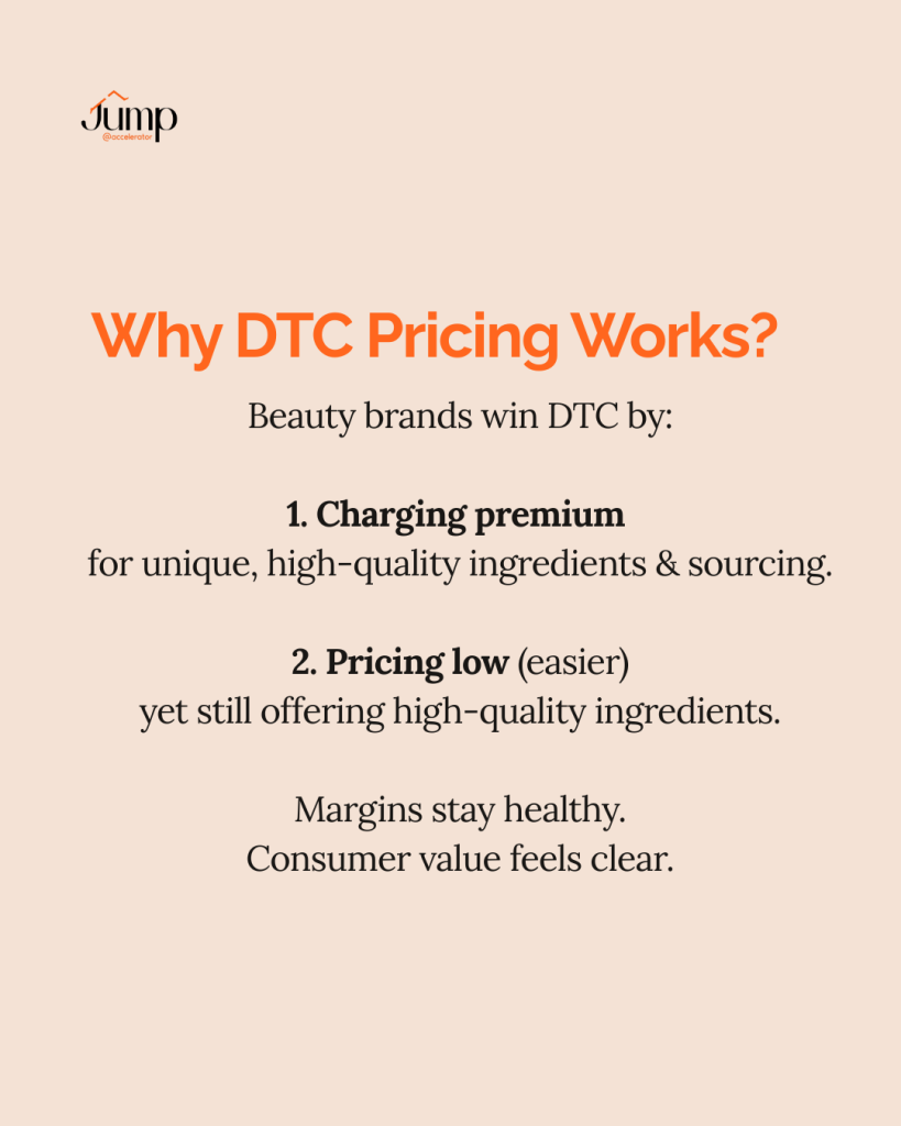 Why DTC pricing works for beauty brands?