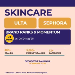 ulta + sephora skincare q4 2025 brand momentum