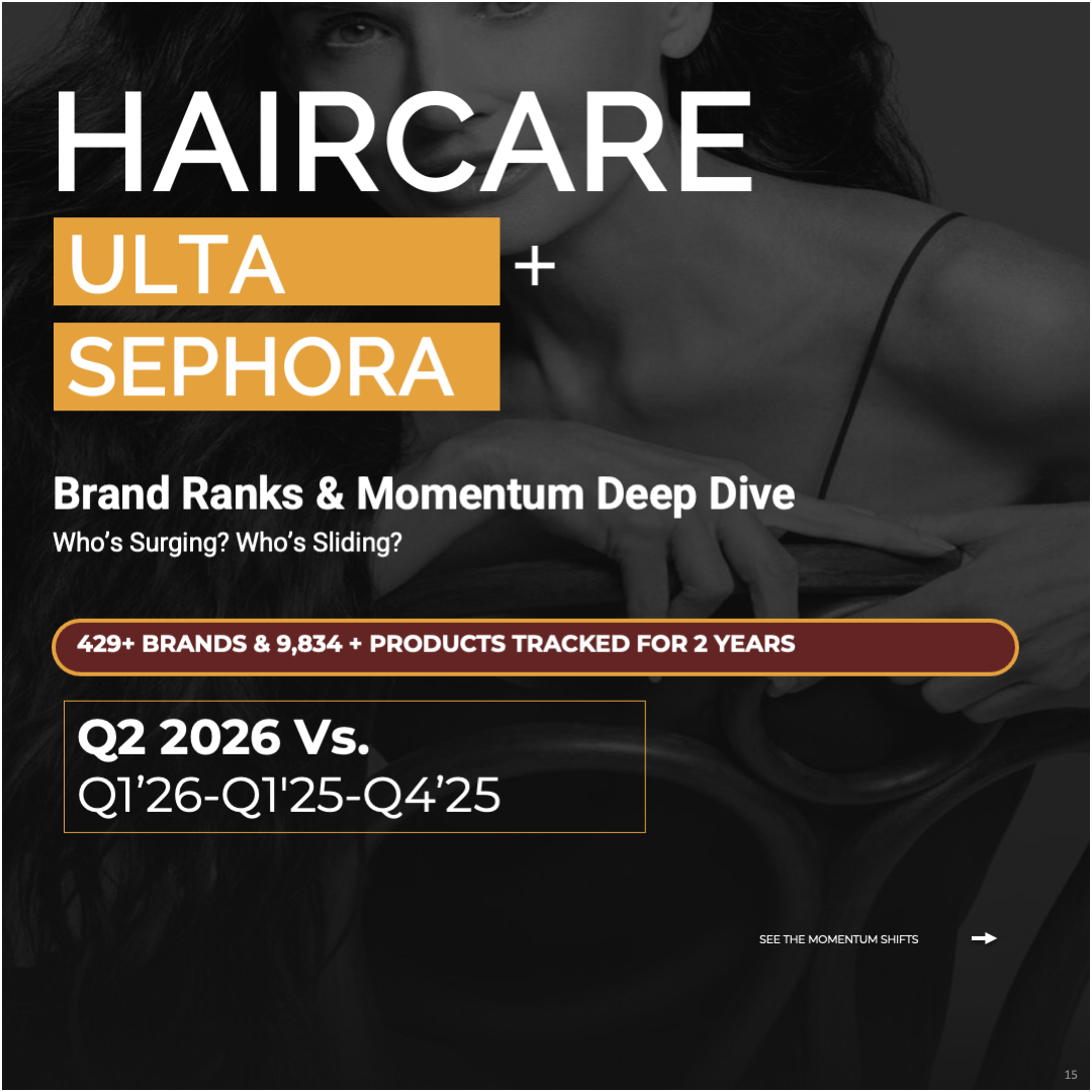 Q2 2026 Haircare: Ulta + Sephora ranks and deep dive preview
