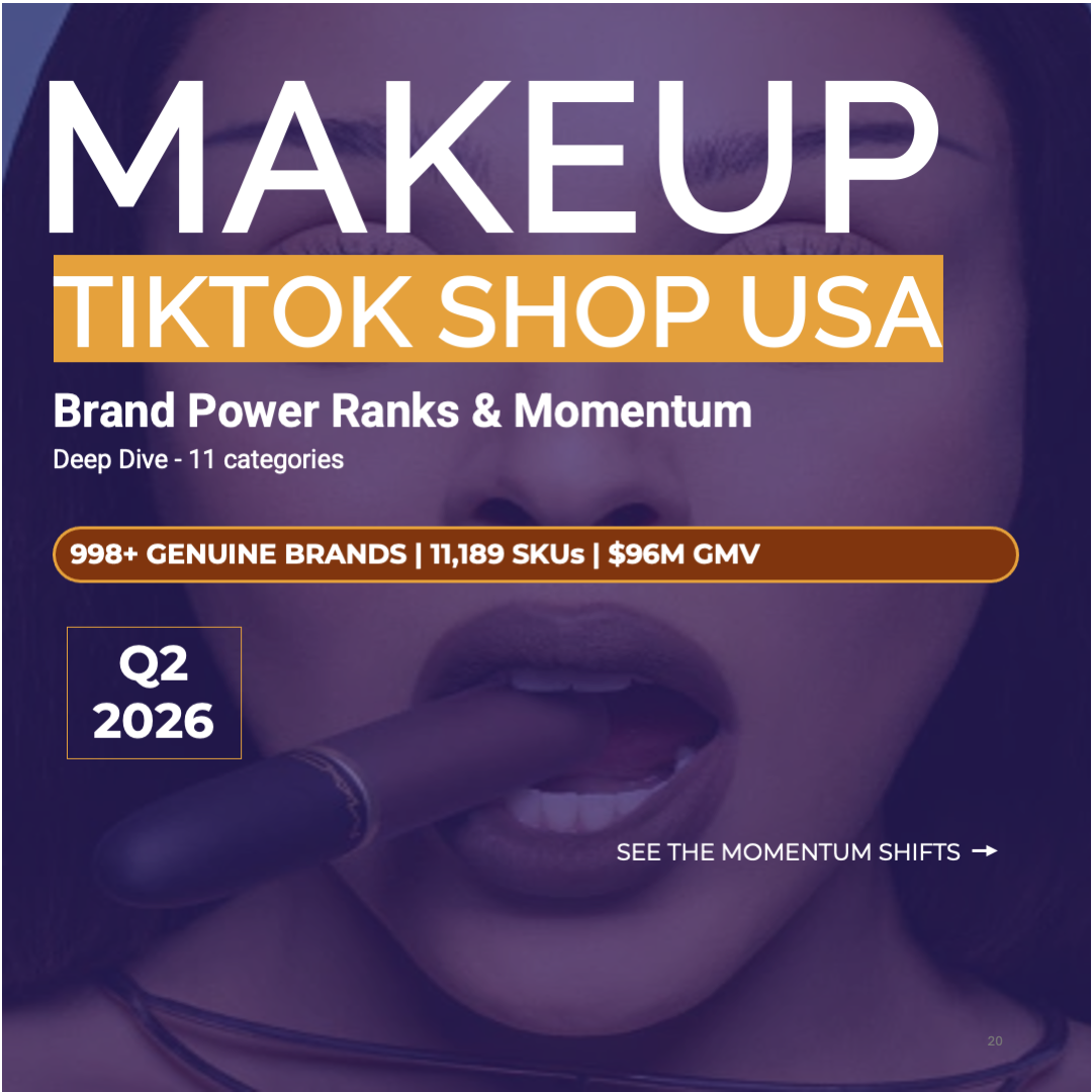 Q2 2026 TikTok Shop Makeup Brand Winners: Ranks