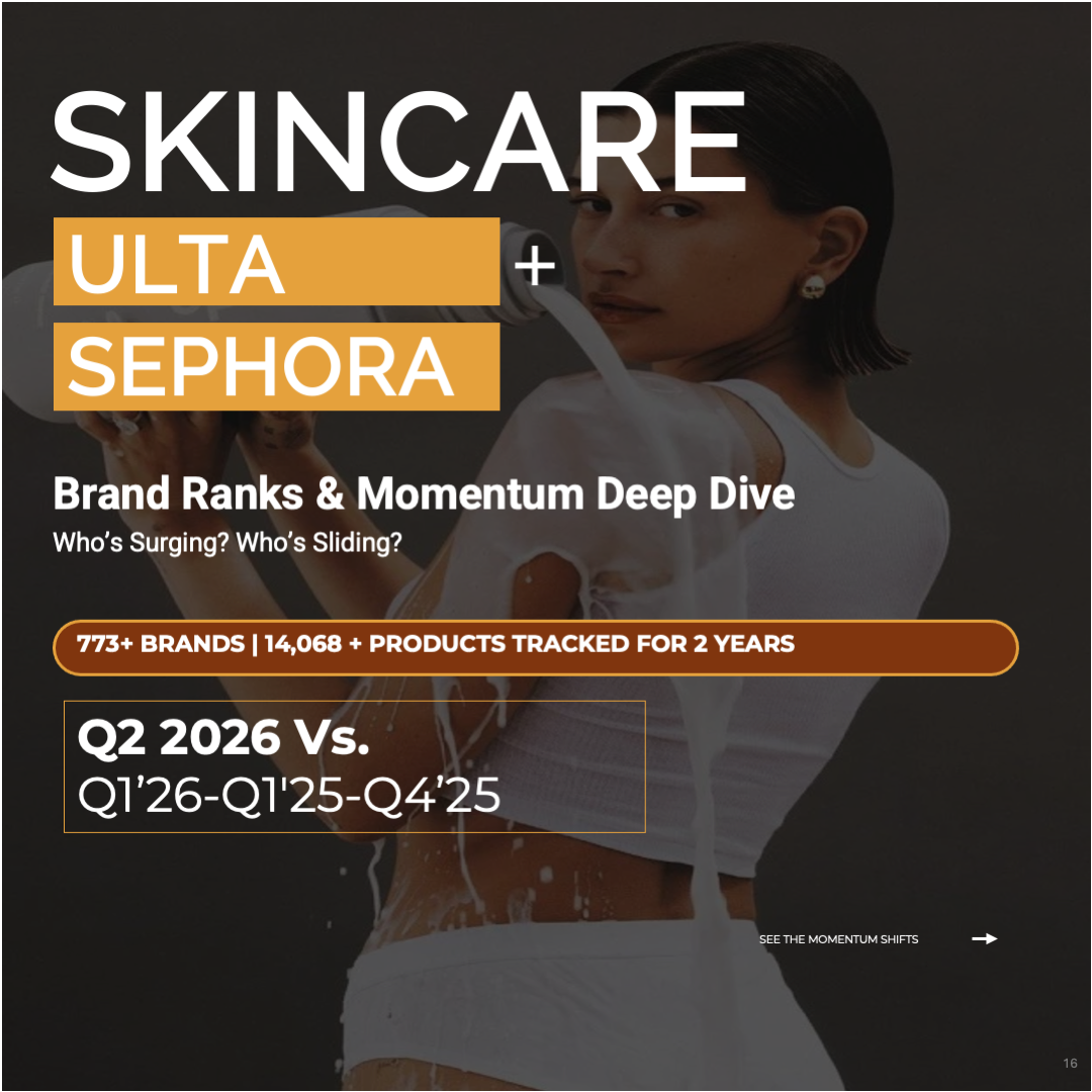 Q2 2026 Skincare: Ulta + Sephora ranks and deep dive preview